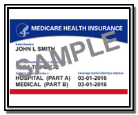Sample New Medicare Card
